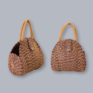 CARTERA VINTAGE DE YUTE/ ALGODÓN