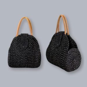 CARTERA VINTAGE DE YUTE/ ALGODÓN